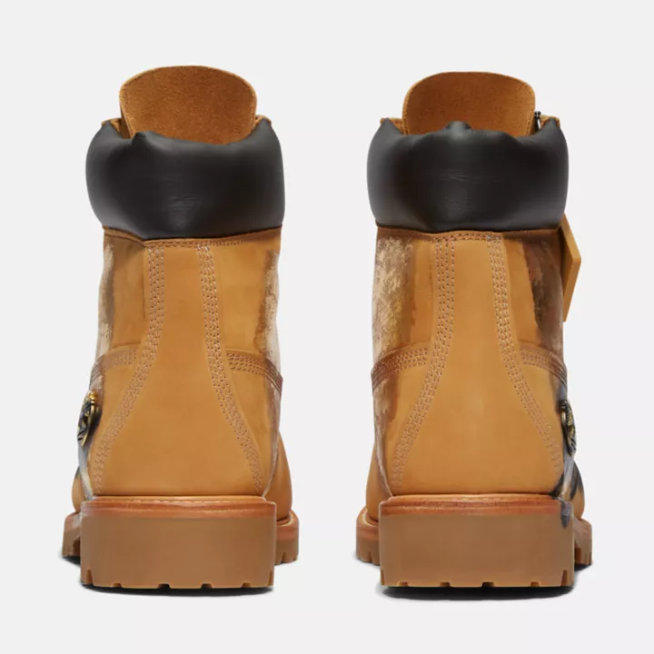 Bottine taggée Jimmy Choo x Timberland pour homme en jaune