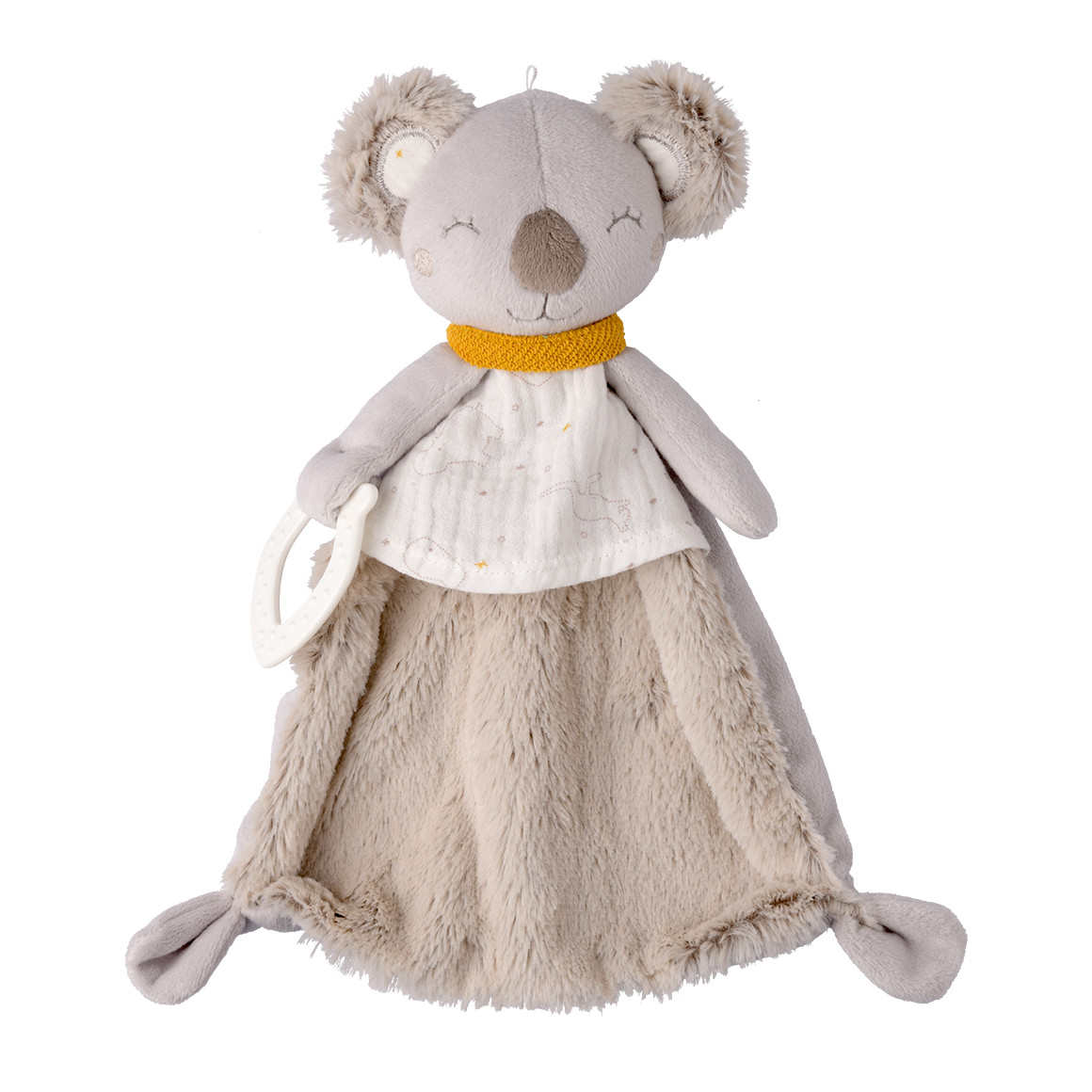 Topomini Baby Schmusetuch im Koala-Design hellgrau