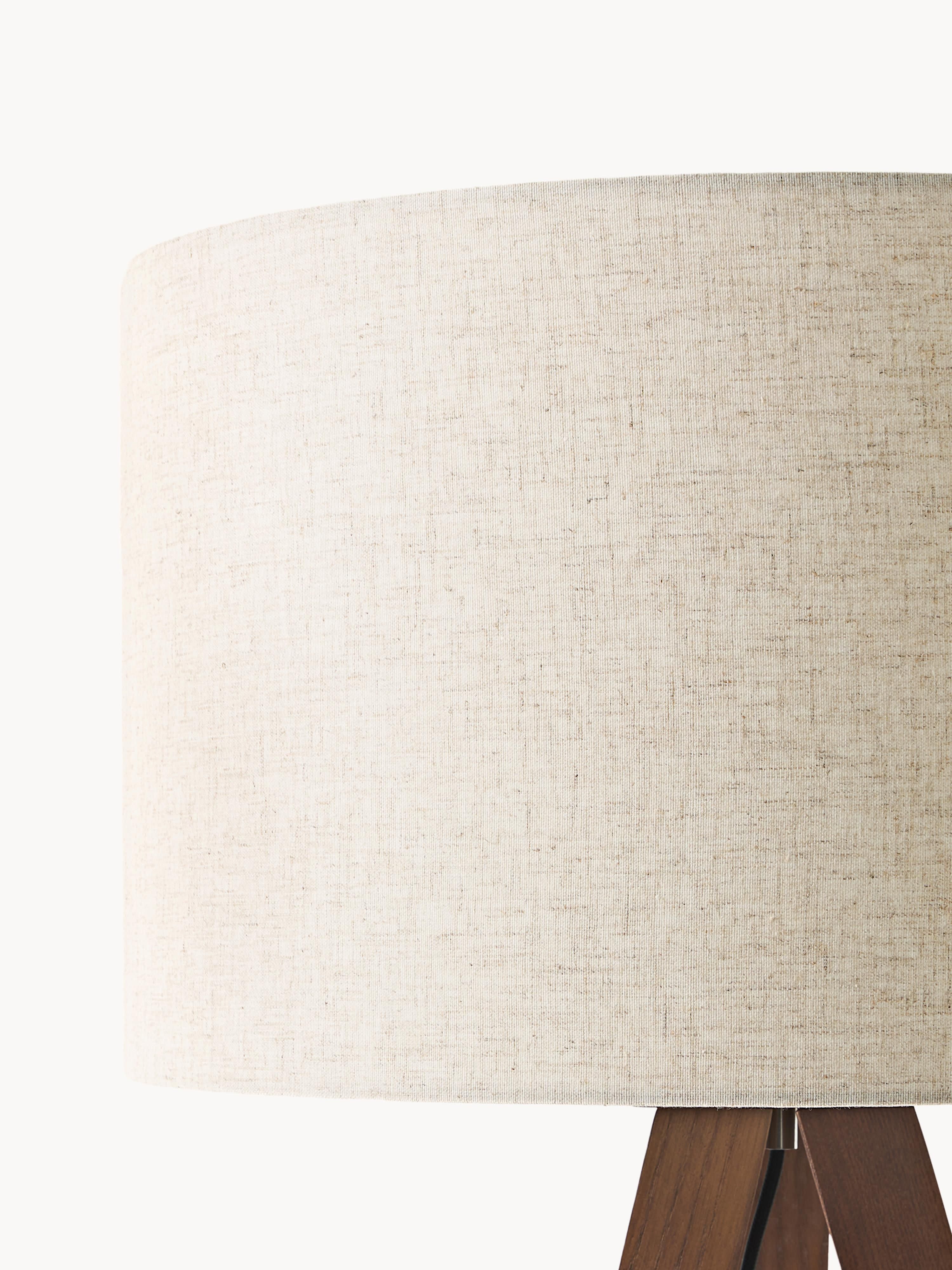 Tripod vloerlamp Jake van massief hout