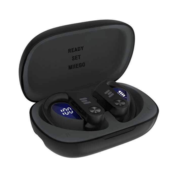 Miiego Unisex Hovedtelefoner MiiBuds Active GO Sort