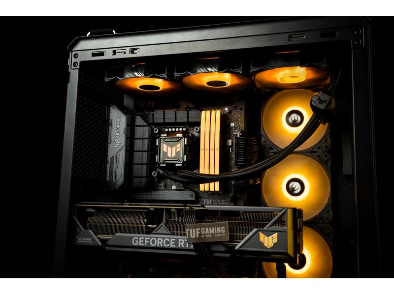 ASUS Wasserkühlung TUF Gaming LC II 360 ARGB All-in-One Flüssig-CPU-Kühler mit Aura Sync RGB und mit 3x 120 mm Lüfter