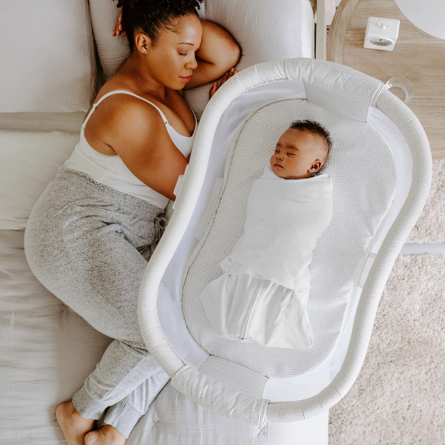 HALO® BassiNest® 360° Schwenkbares Beistellbett Premiere Series Pebble