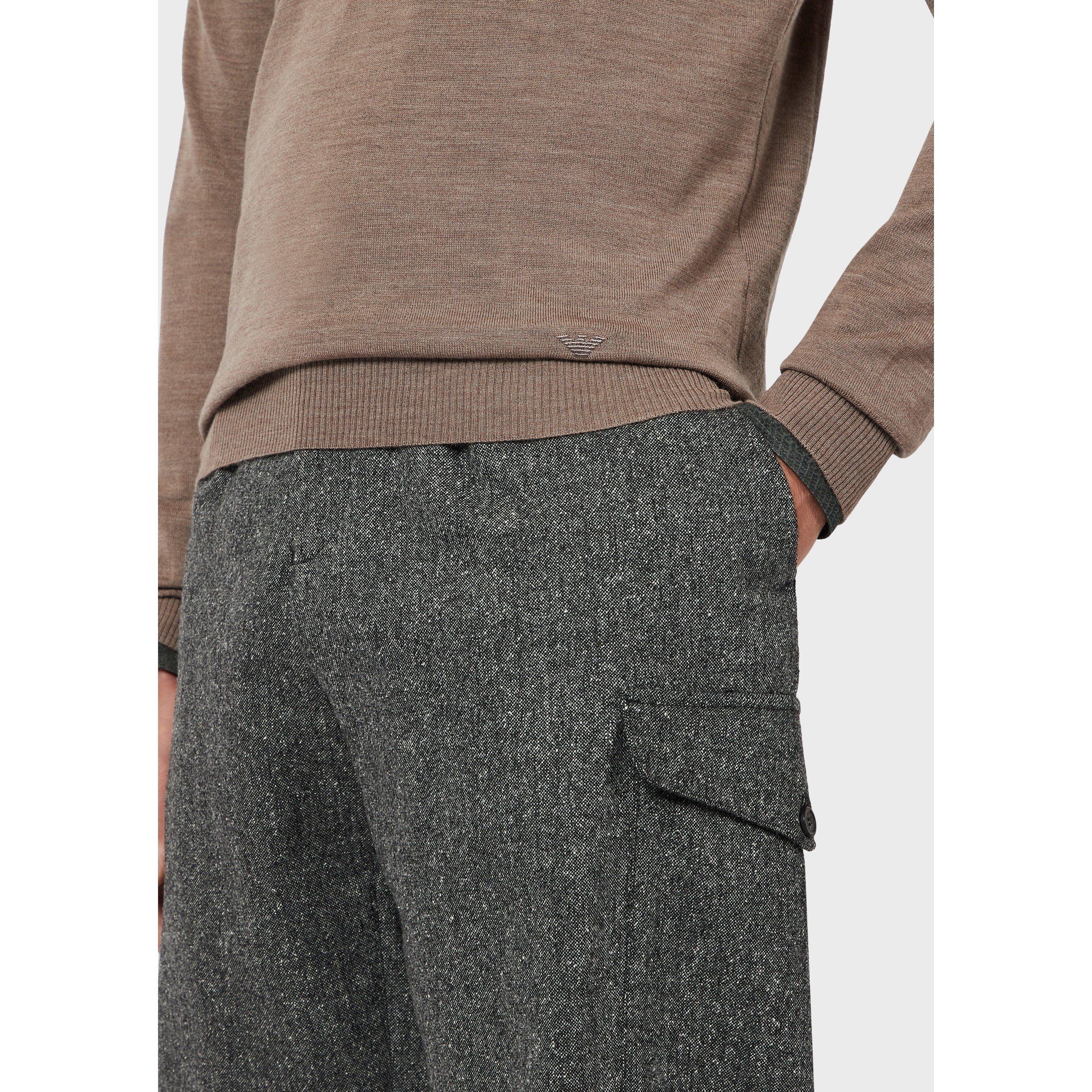 Emporio Armani Crew Neck Knit Top