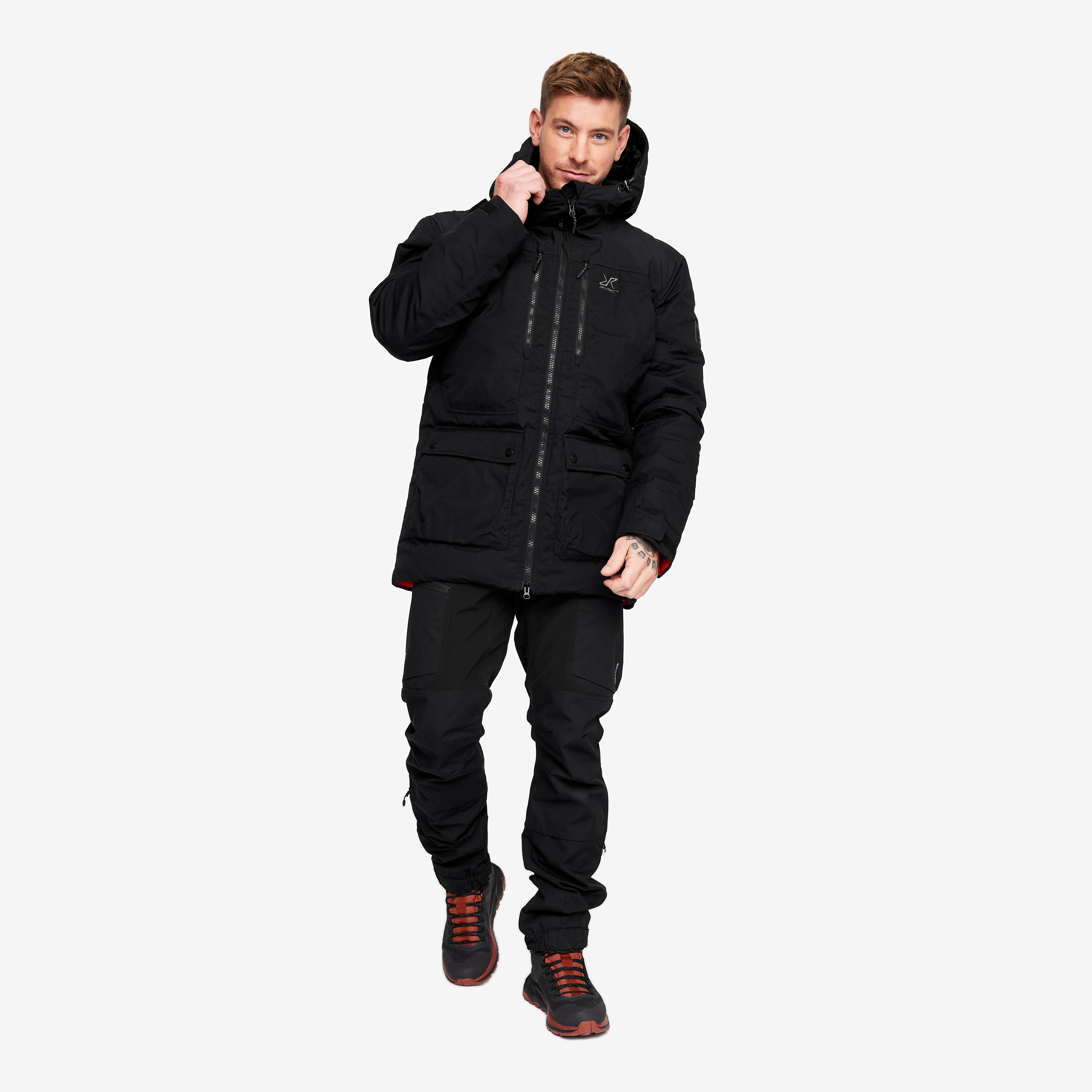 Outdoor Parka Herre Black