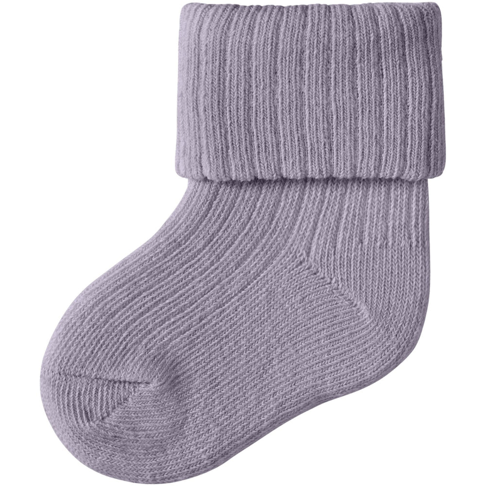 Køb Name It Lavender Gray Nbfnobba Strømper