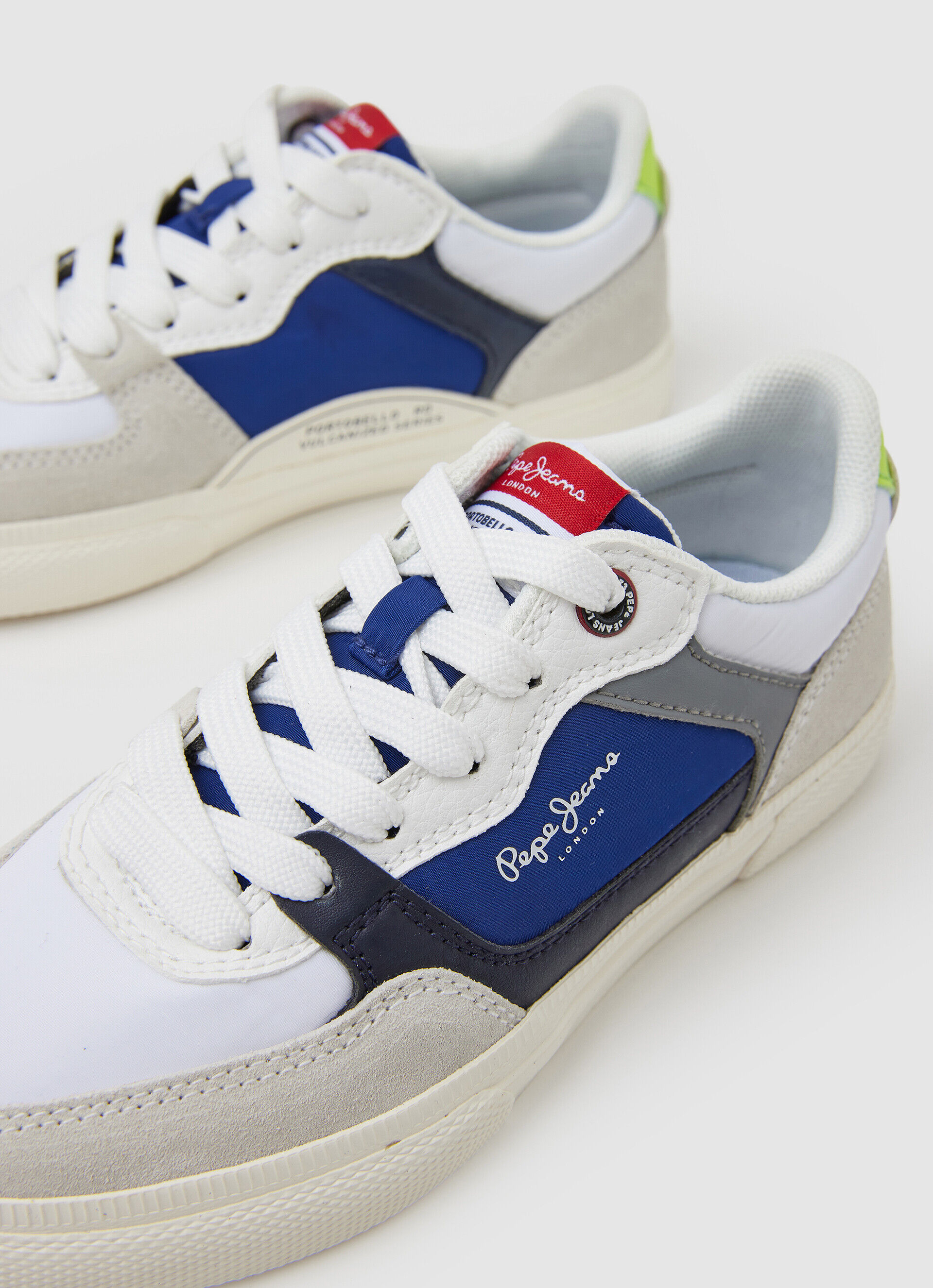 Sapatos de couro Kenton Master - branco