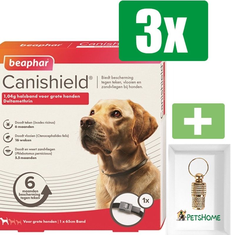 Beaphar - Canishield - Vlooienband - 65 cm - Geschikt voor Honden
