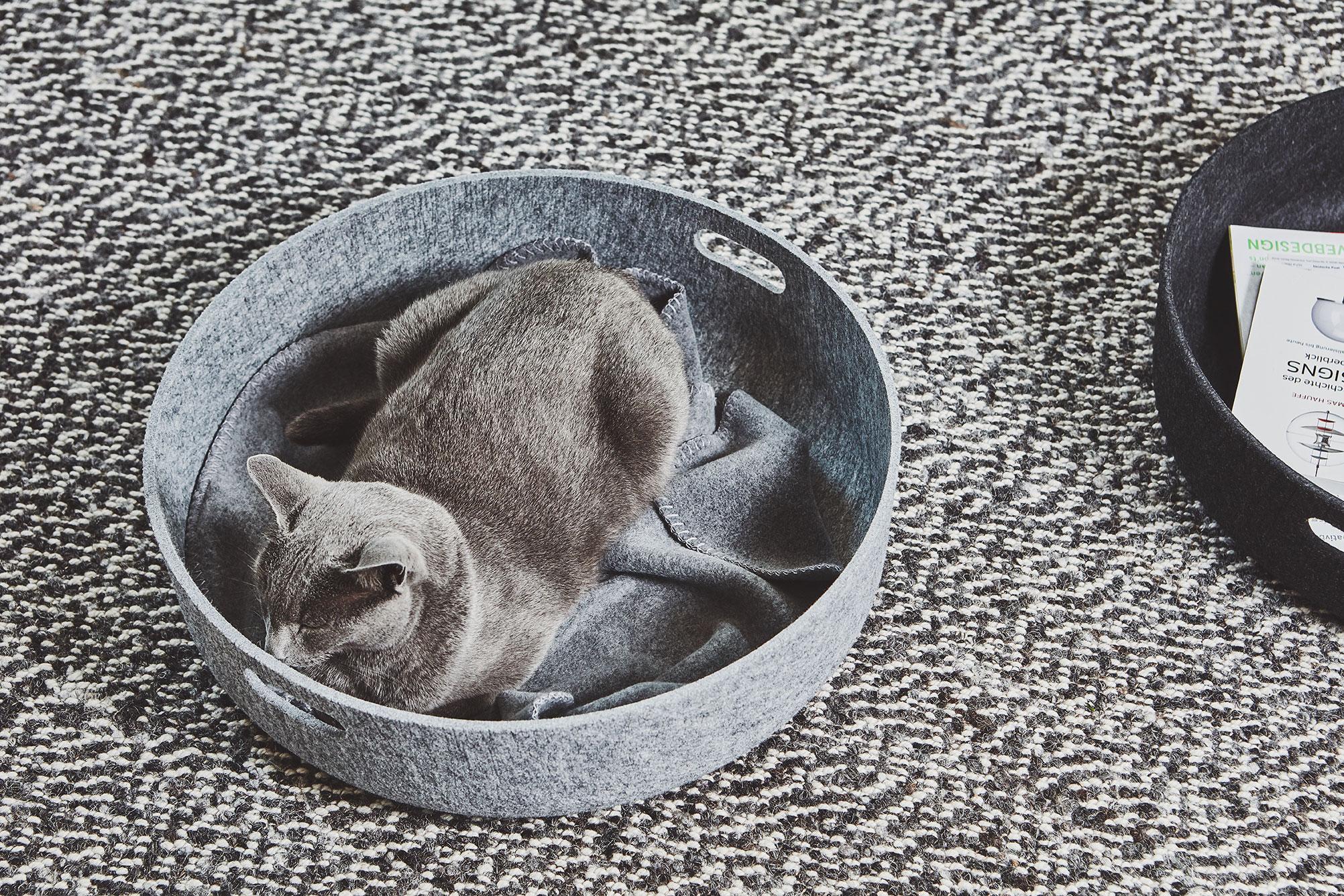 Unica kattenplaid greige
