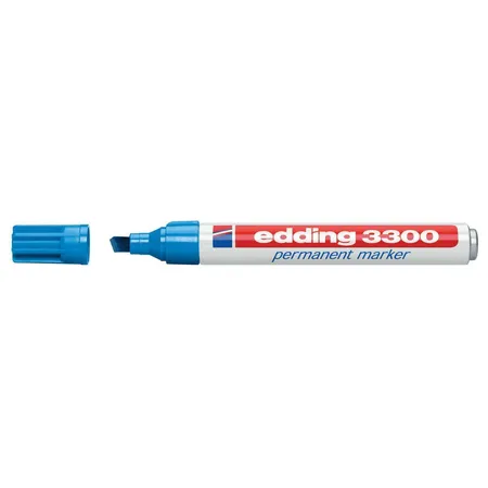edding 3300 Permanentmarker, 1-5mm, hellblau