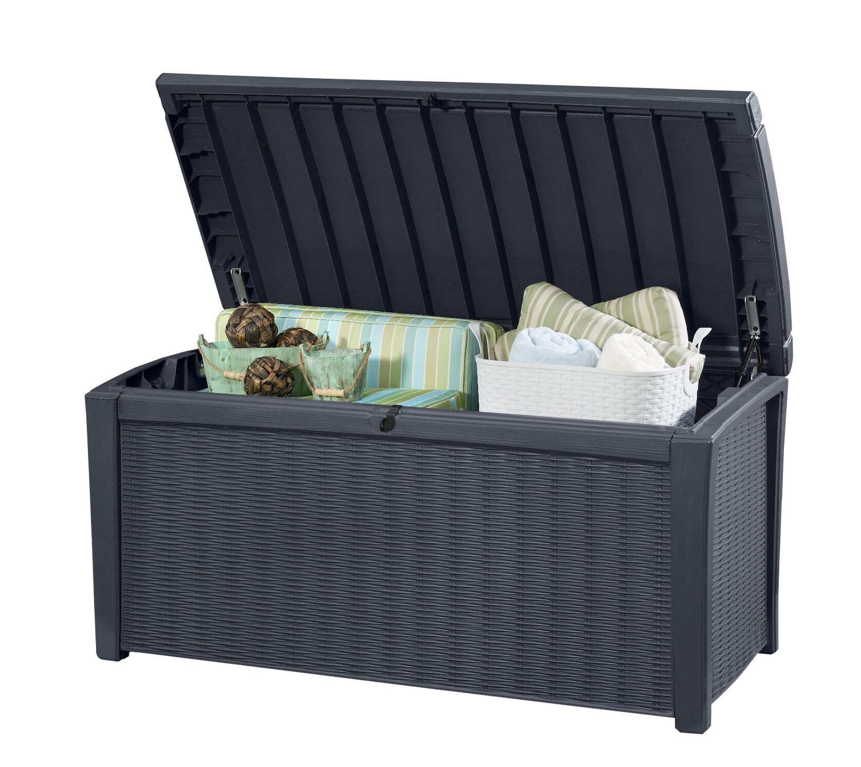 Keter Borneo Round Rattan Box