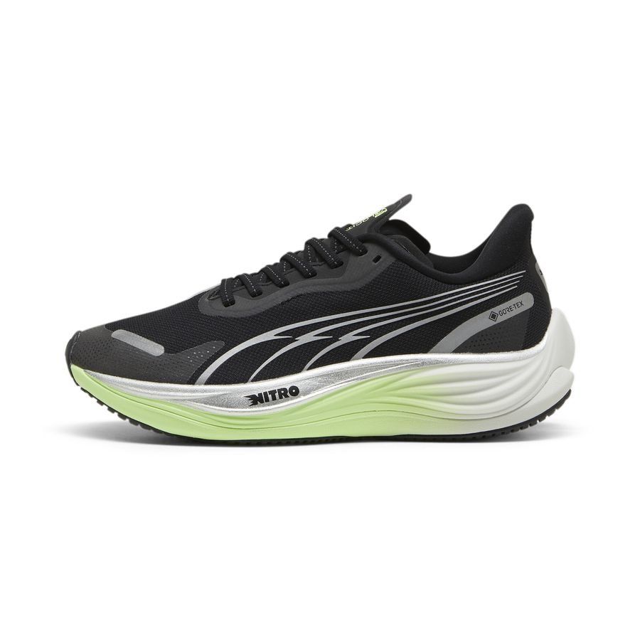PUMA Chaussures de Running Velocity Nitro 3 GTX - Noir/Argenté/Fizzy Apple Femme