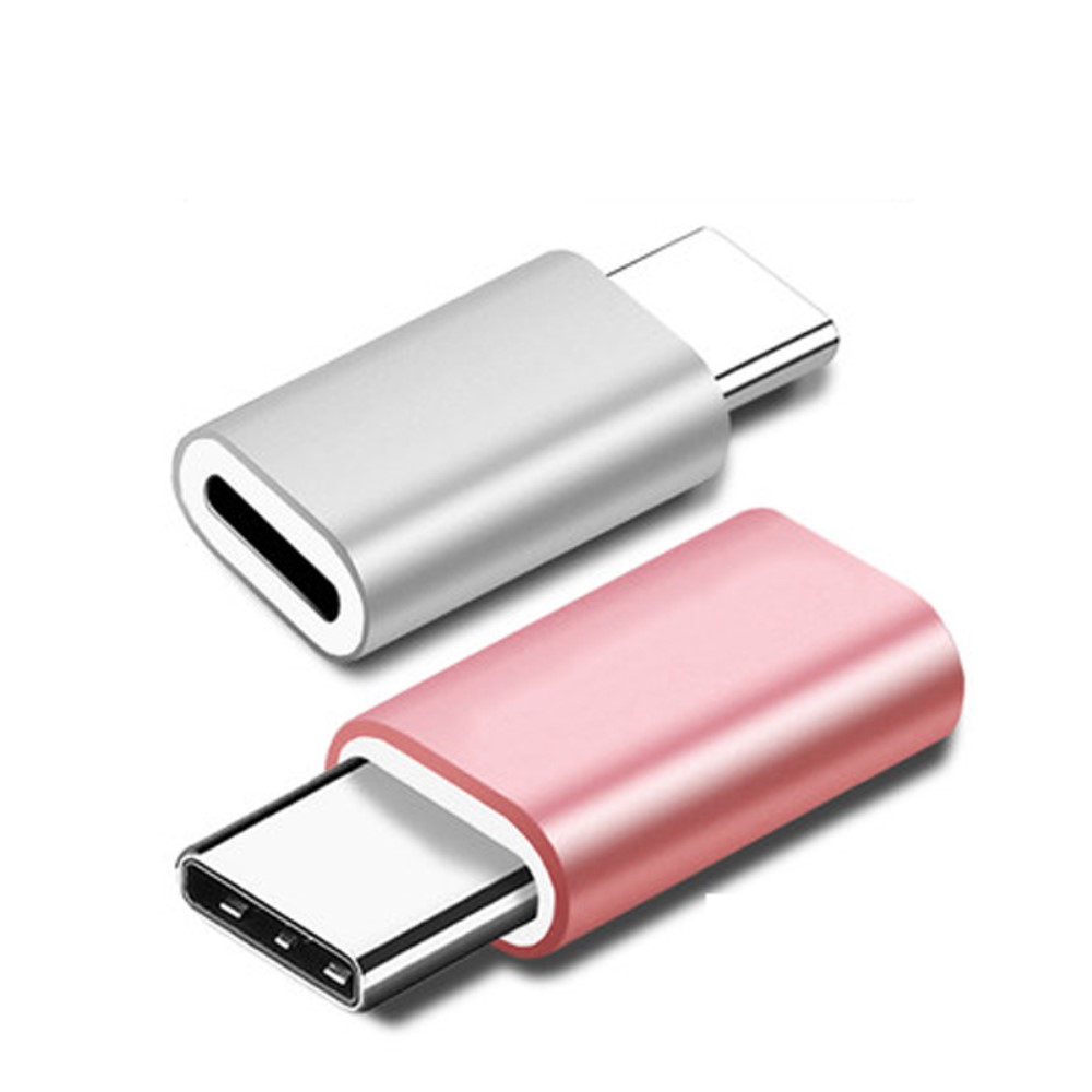 USB C auf Lightning Mini Konverter Adapter - Roségold