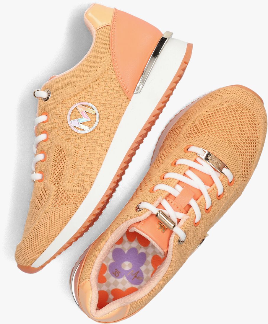 MEXX oranje mexx lage sneakers gitte glitter mini