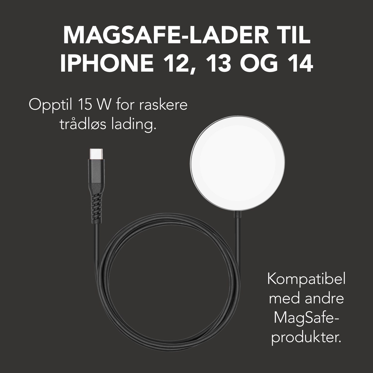 Linocell Premium MagSafe-lader 15 W