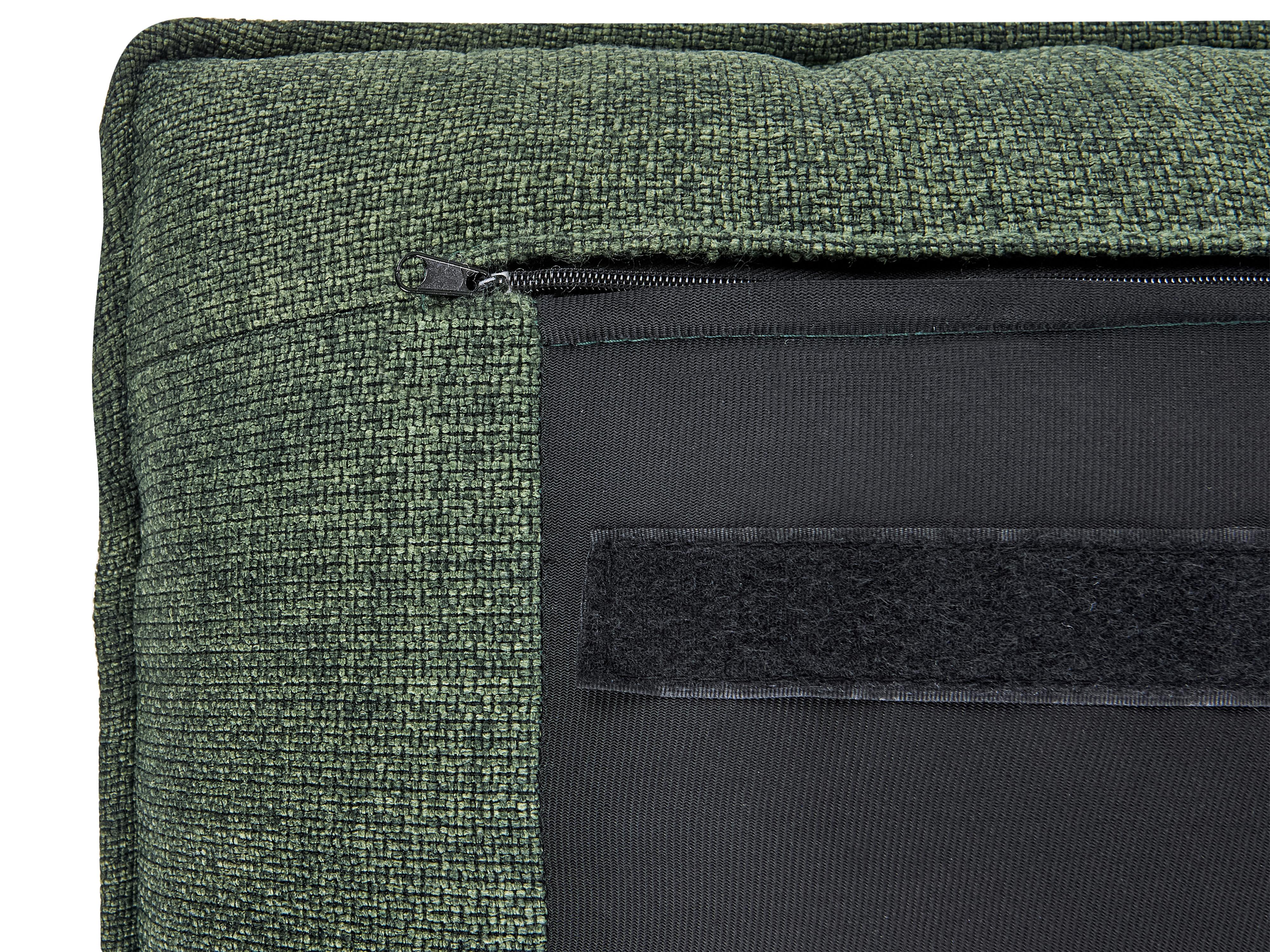 Bed Stof BAJONNA 180 x 200 cm Donkergroen