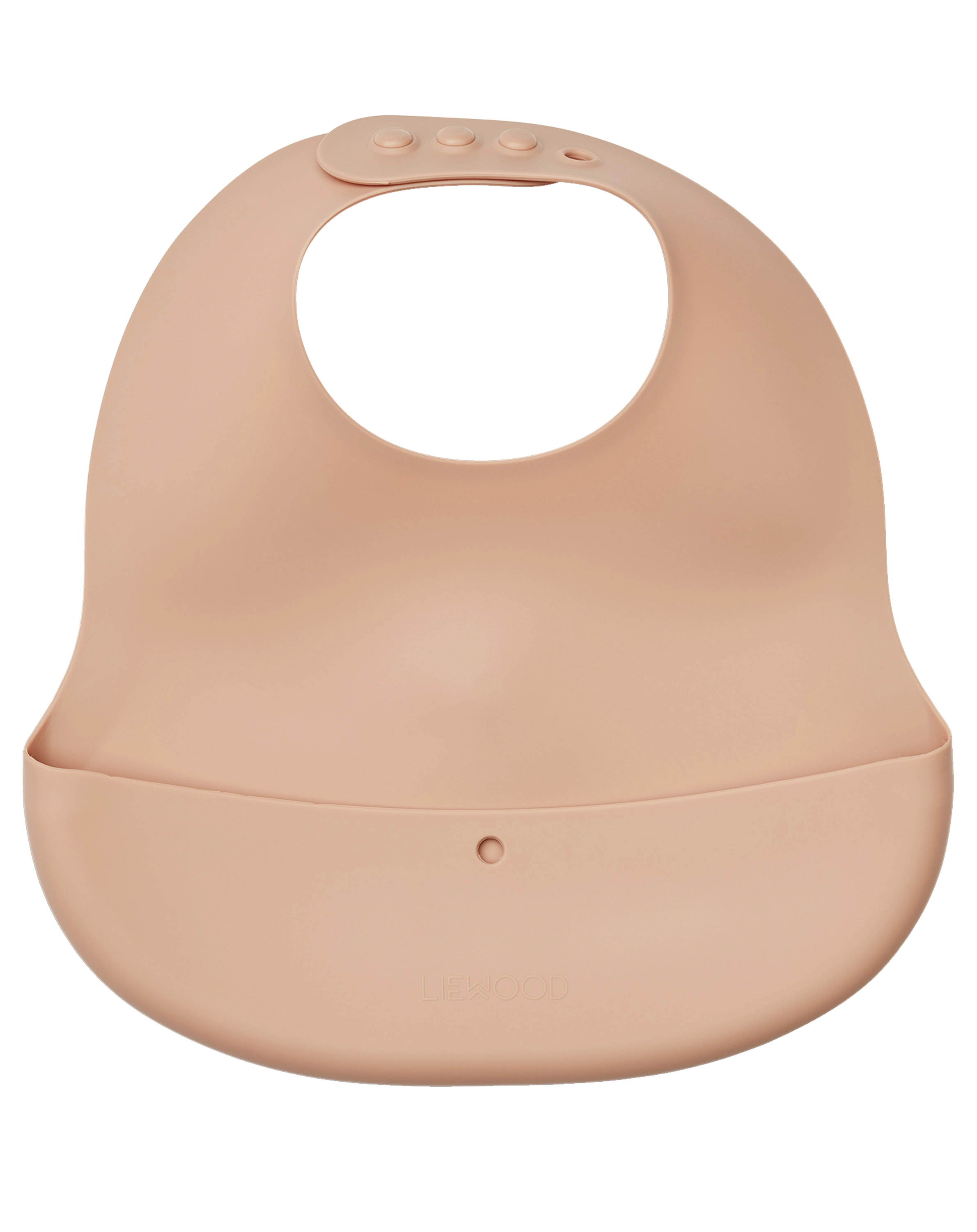 Silikon-Lätzchen EMBER mit Auffangschale 2-teilig in rose
