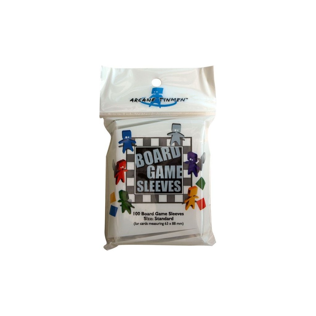 100 Board Game Sleeves 63x88mm
