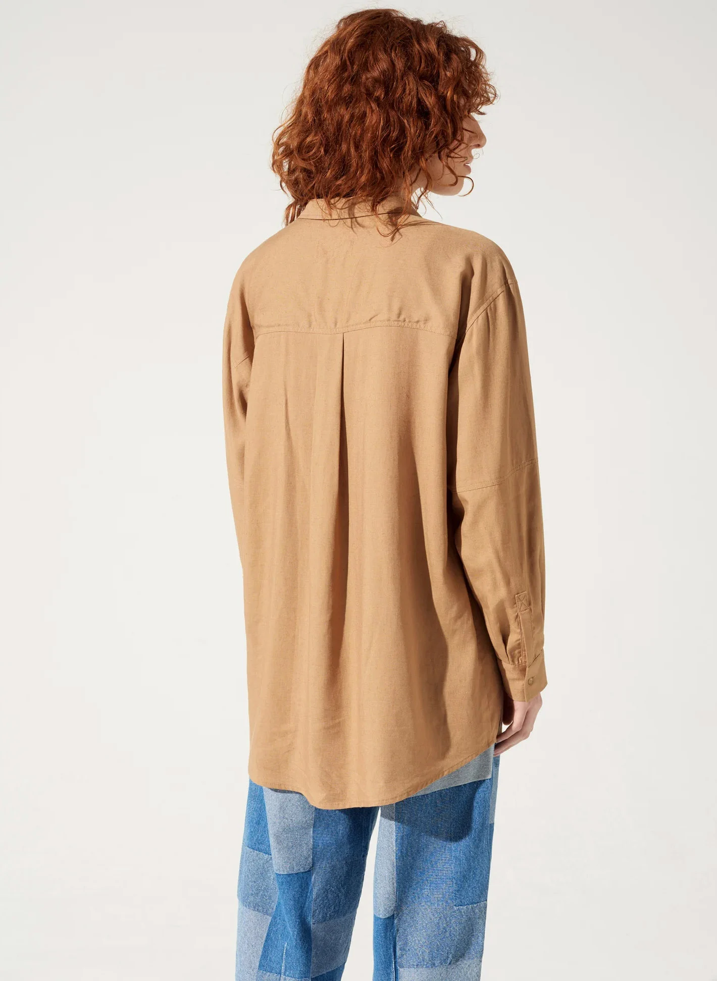 LOUKA - Chemise col classique| Marron