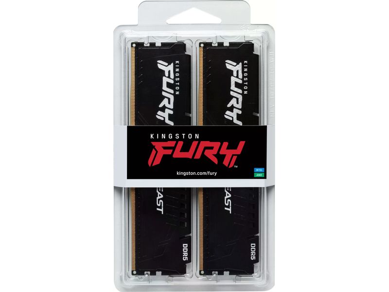 Kingston DDR5-RAM FURY Beast 5600 MHz 2x 64 GB High-Performance Arbeitsspeicher