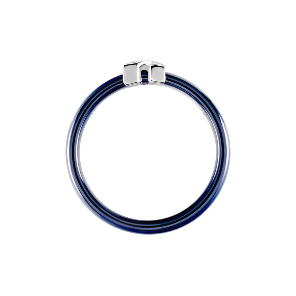 Bague Edwin Argent Blanc Céramique Oxyde