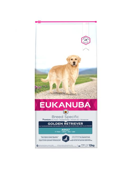 Eukanuba Adult Golden Retriever - Hondenvoer - Kip 12 kg