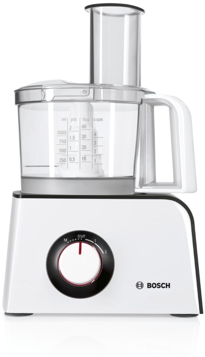 # PRODUTO RECONDICIONADO # Processador de Alimentos MCM4 Styline 800 W Branco, Preto, Branco MCM4100---B