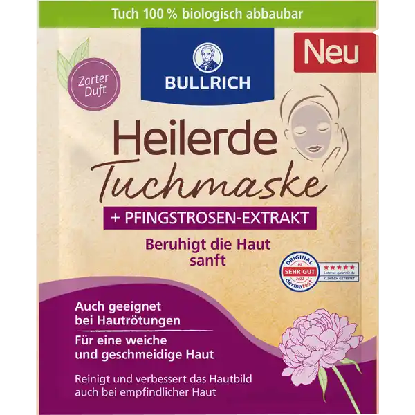 Heilerde Tuchmaske Pfingstrose