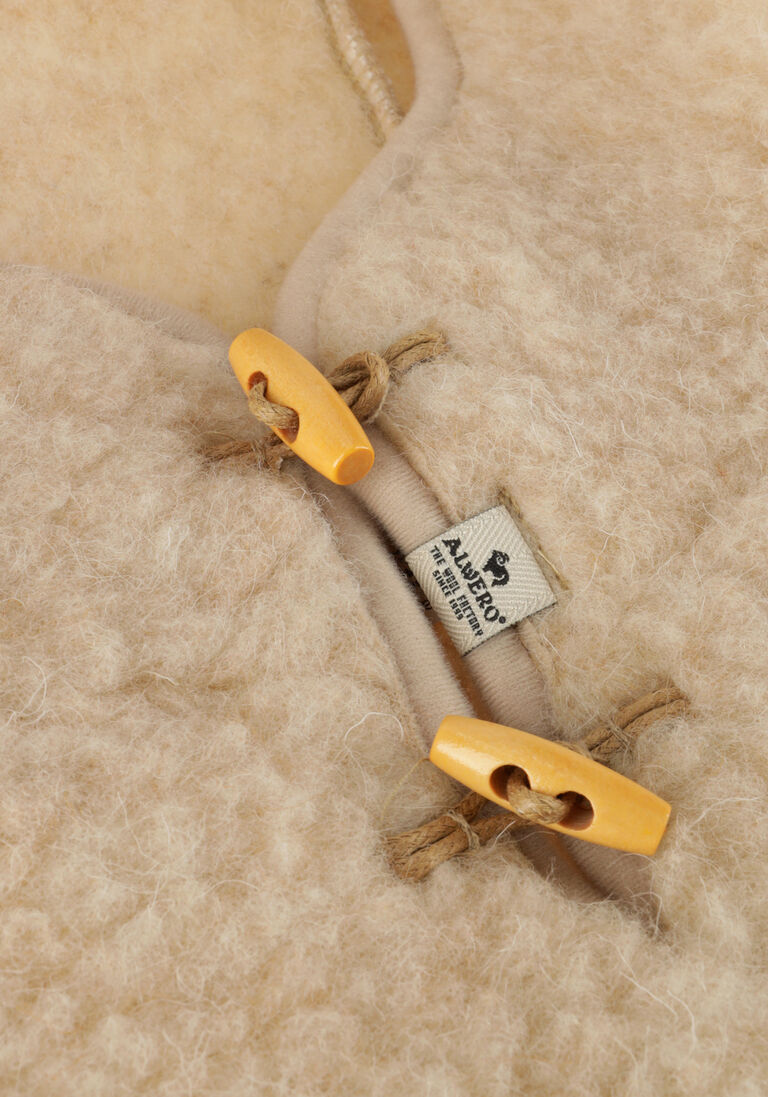 ALWERO beige alwero muts balaclava button hoodik