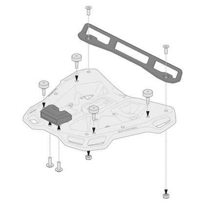 Kit de fixation SW-MOTECH pour ADVENTURE-RACK SHAD Universel