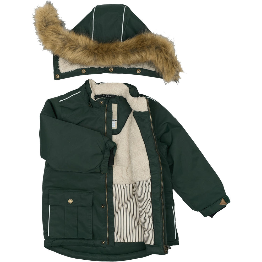 Køb Mikk-Line Darkest Sprouse Twill Nylon Boy Parca