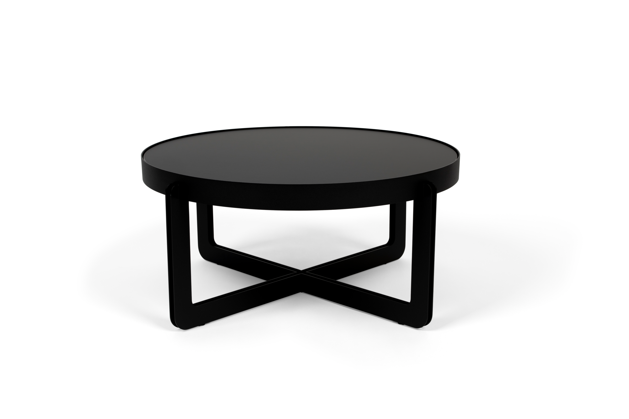 Salontafel Centre rond zwart