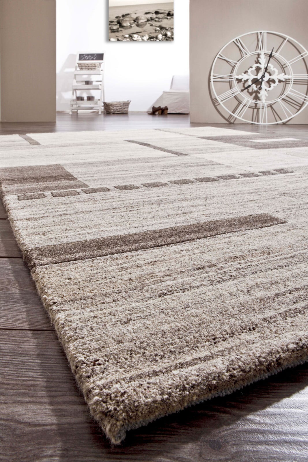 LUXOR living Nepalteppich PUNTUR 200 x 300 cm beige/braun