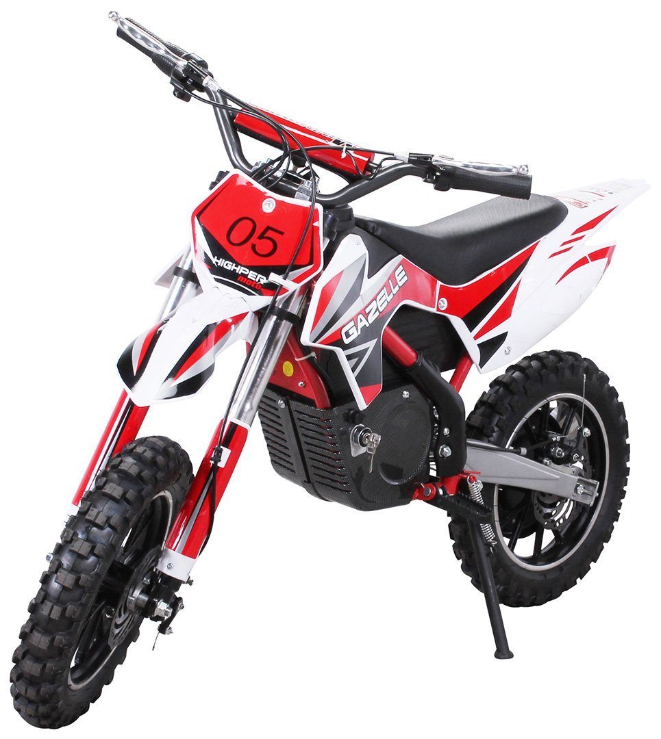 Motocicleta elétrica infantil Actionbikes Motors Gazelle 500W - mini moto de cross infantil a partir de 5 anos, elétrica - 7 - 25 km/h, capacidade de carga 60 kg (1 unidade), mini moto de trilha infantil, mini moto de pit bike, pocket bike - acelerador de