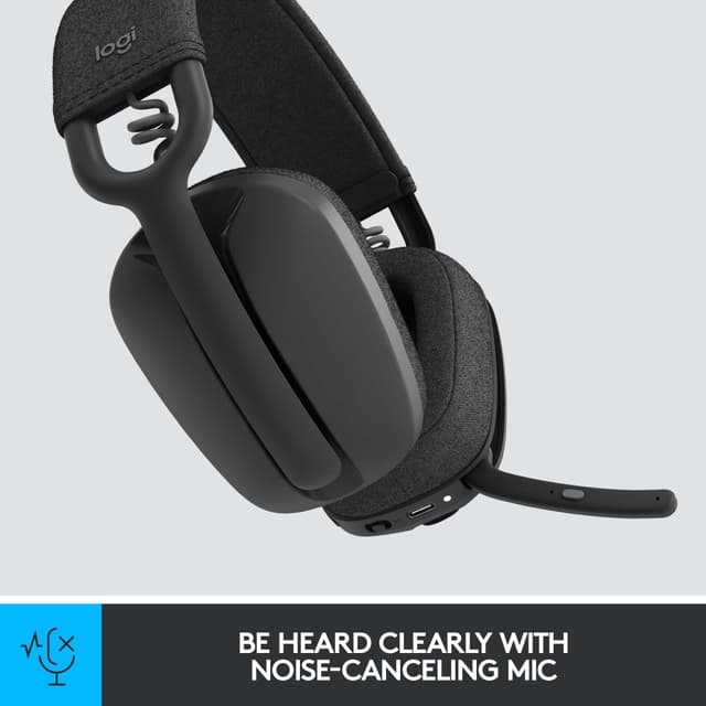 Logitech Zone Vibe 100 trådløst headset (graphite)