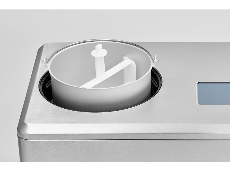 Solis Glacemaschine Gelateria Pro Touch 1.5 l, Silber Glacé, Frozen Yoghurt und Sorbets selbst zubereiten