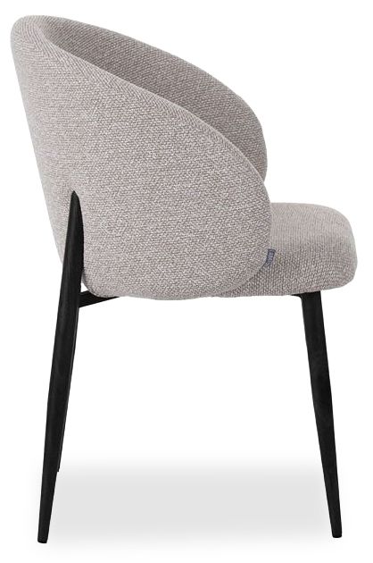 Eetkamerstoel Zwart LN-87.028 Yuki B59 x D55 x H77 cm