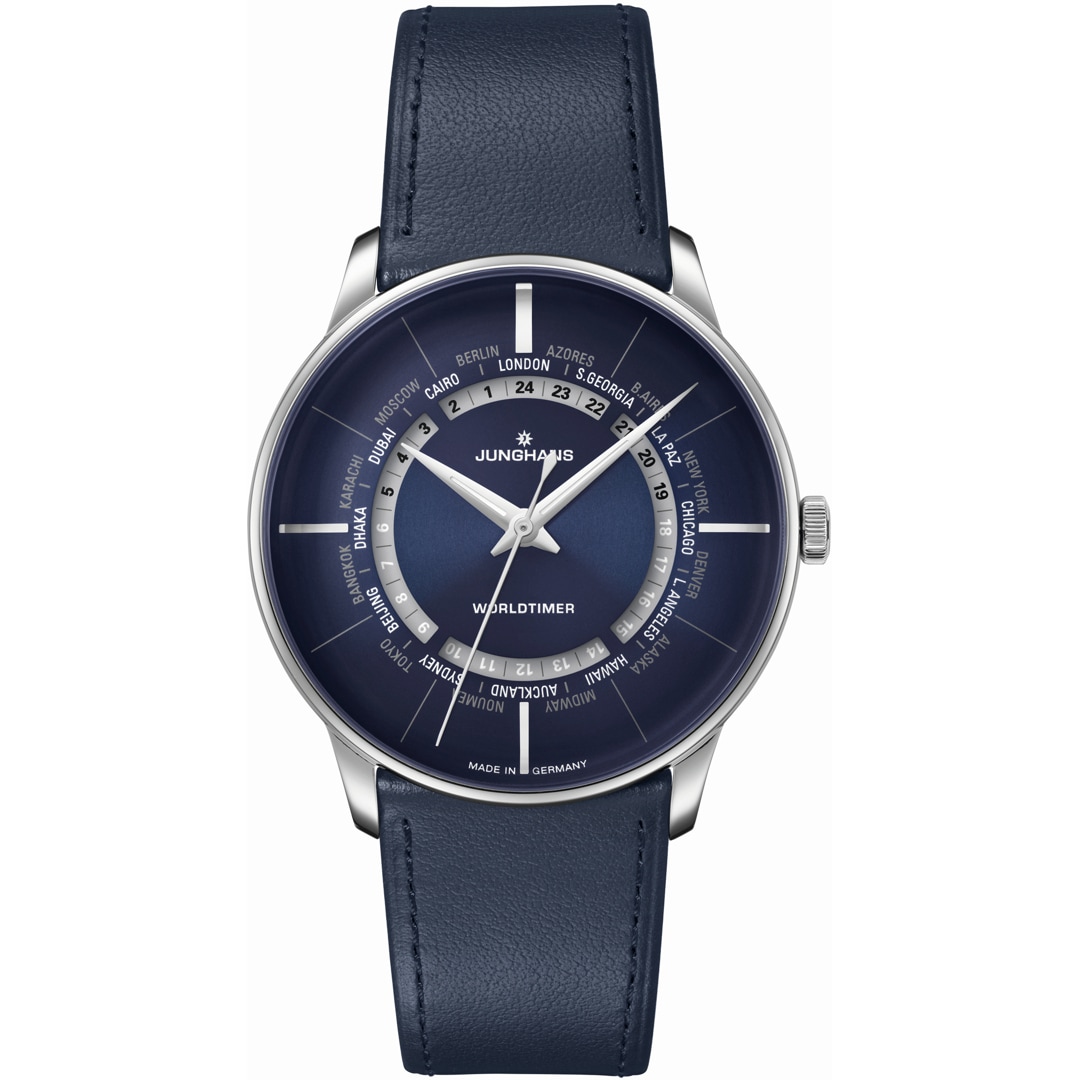 Junghans Meister Worldtimer Automatik Blau