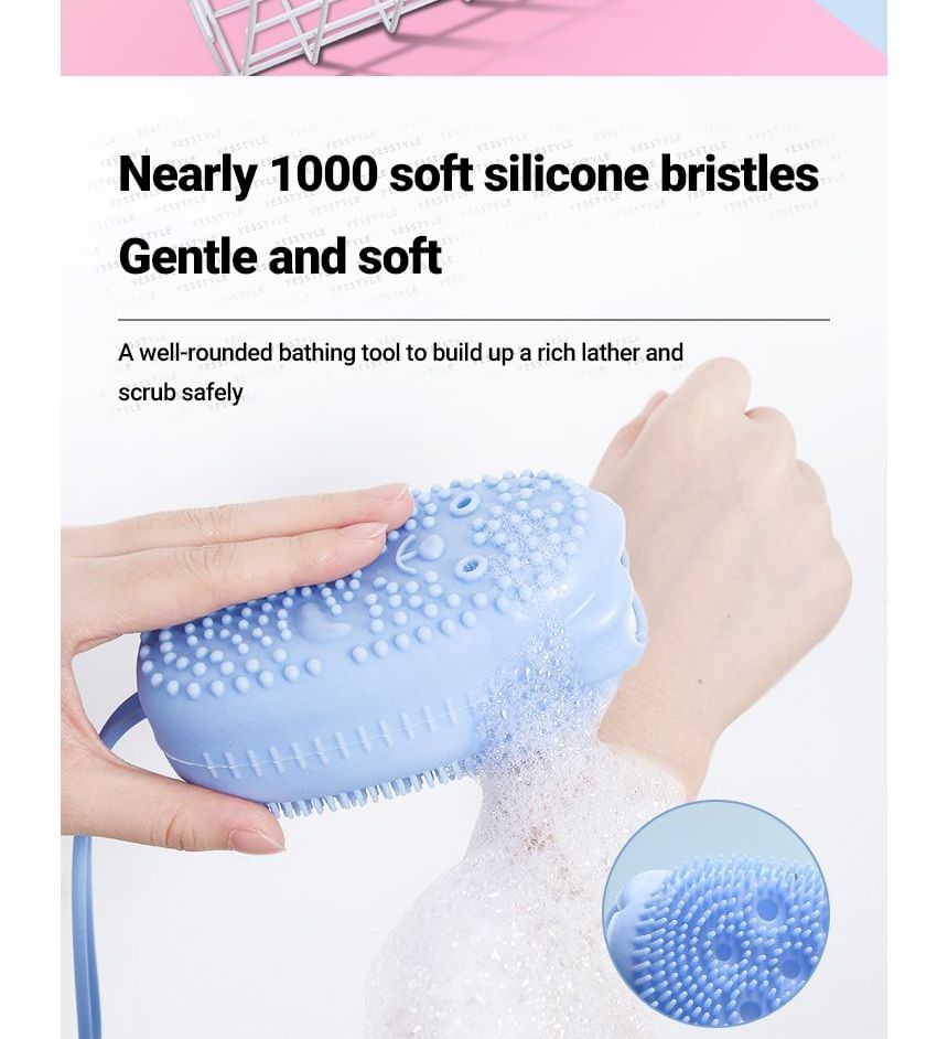 Porcini - Siliconen Lichaamsscrubber / Set
