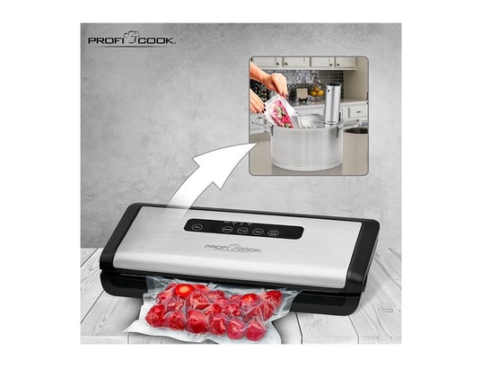 PROFICOOK - Emballeuse sous vide Appareil de mise sous vide et soude sac pc-vk 1146