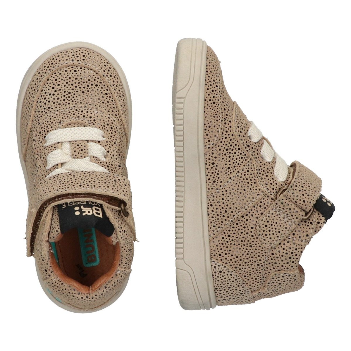 Mika Mellow - Hoge Sneakers Bunnies Taupe