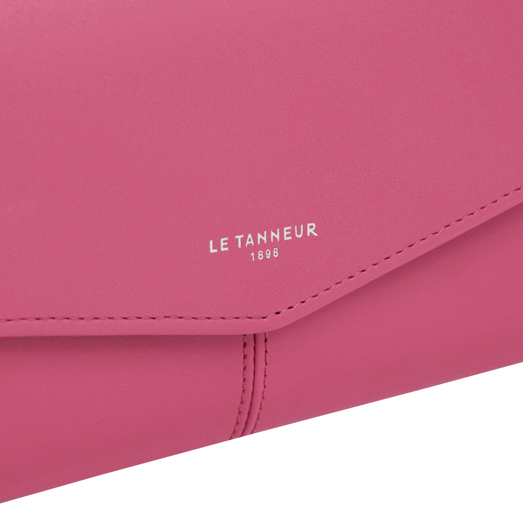 CHARLOTTE - Pochette fantaisie en cuir| Rose