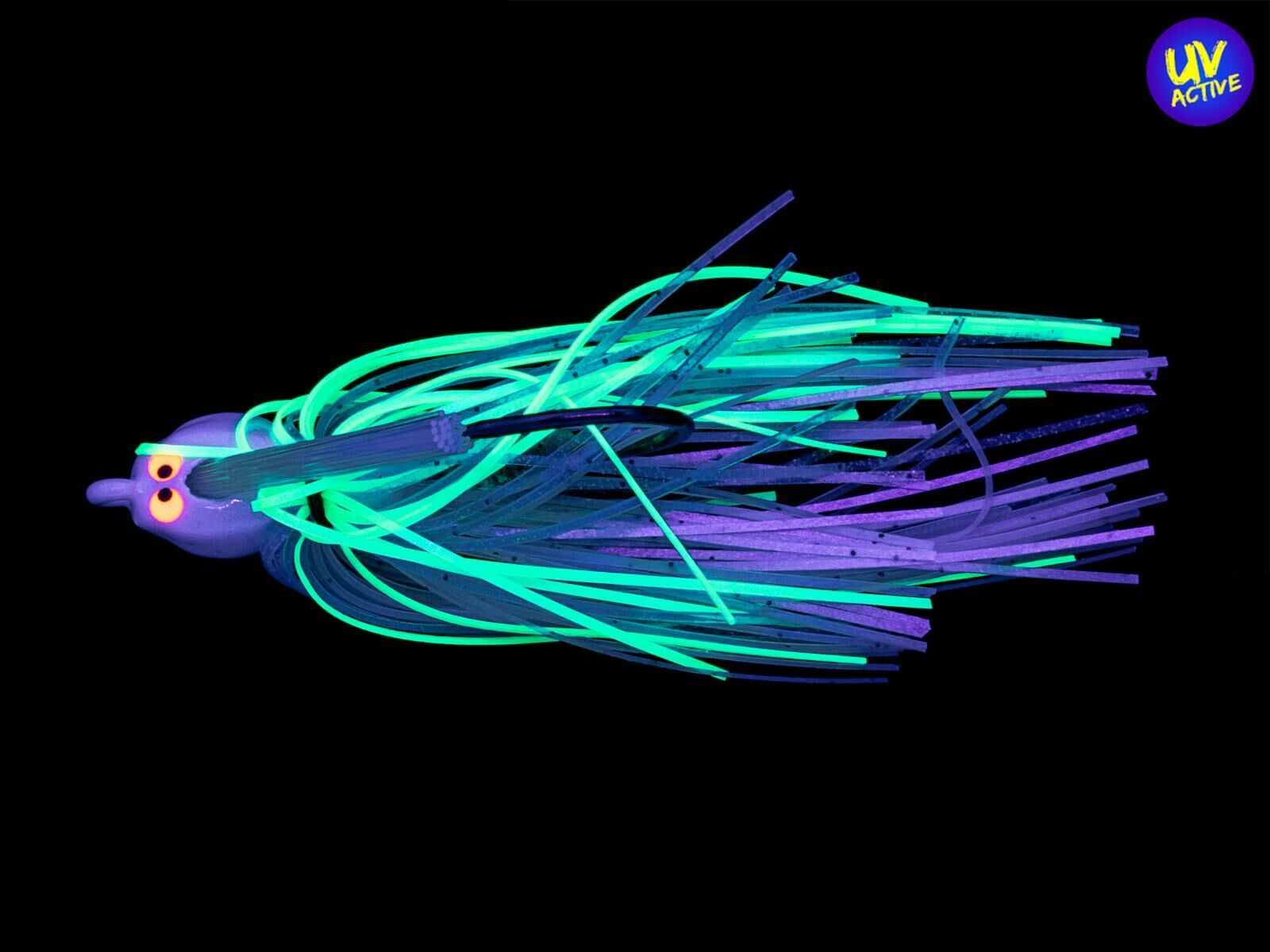 CrossEyeZ Snakehead Swim Jigs - Citrus Shad (10.5g)