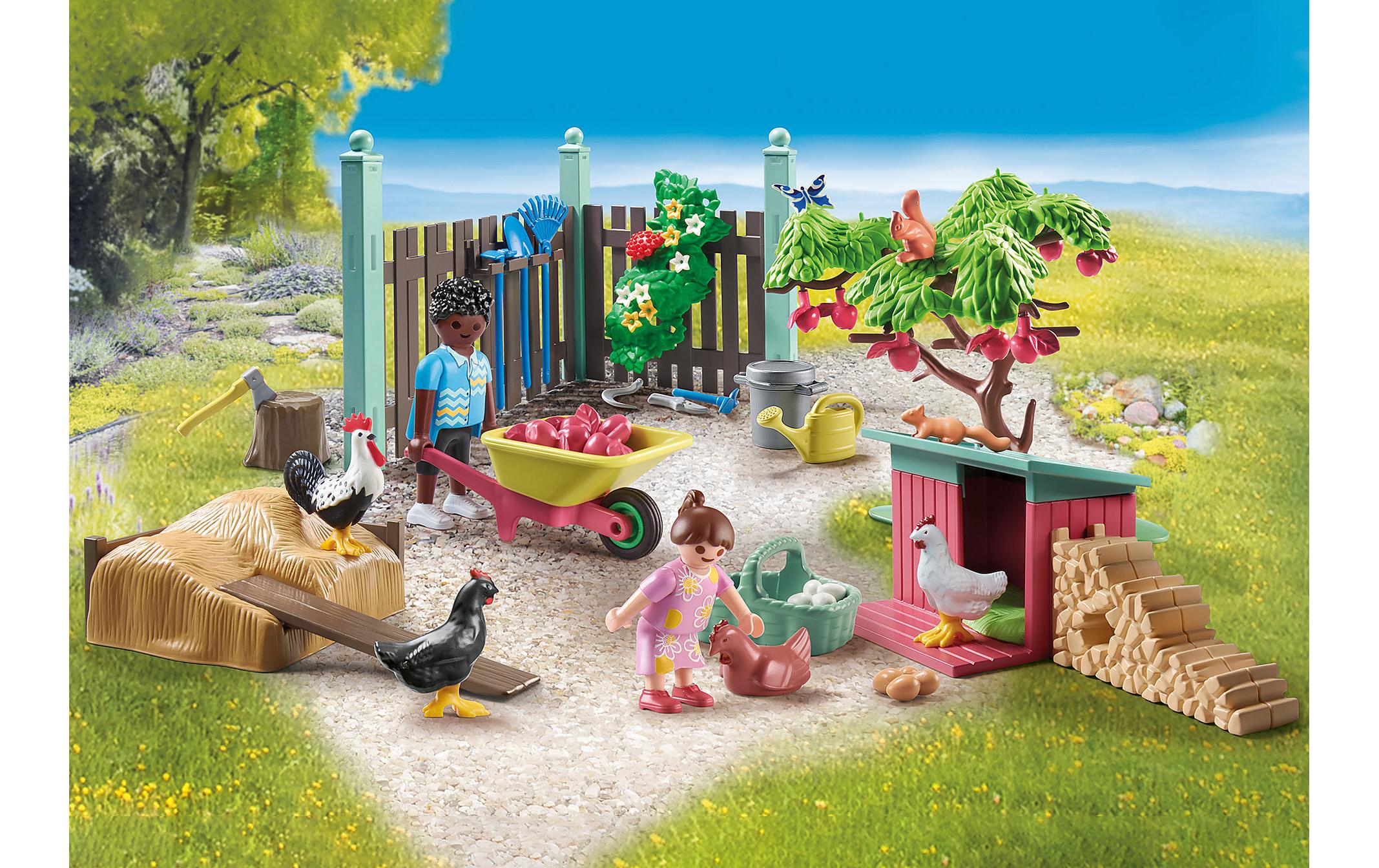My Life Kleine Hühnerfarm im Tiny Haus Garten 71510Spielfiguren-Set