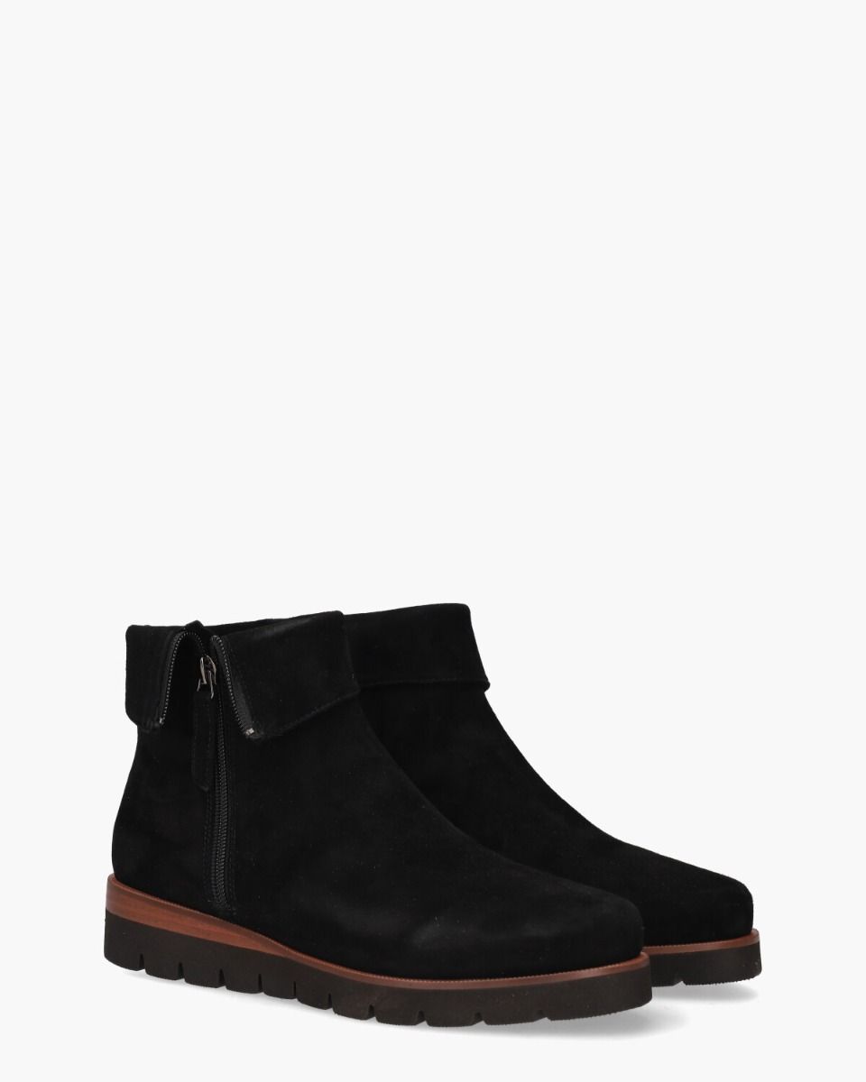 Di Lauro Nanet Zwart Dames Enkelboots
