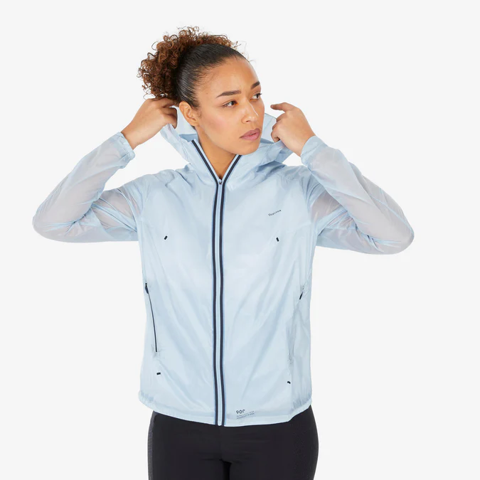 Decathlon Quechua - Jaqueta feminina leve e corta-vento Quechua MH900