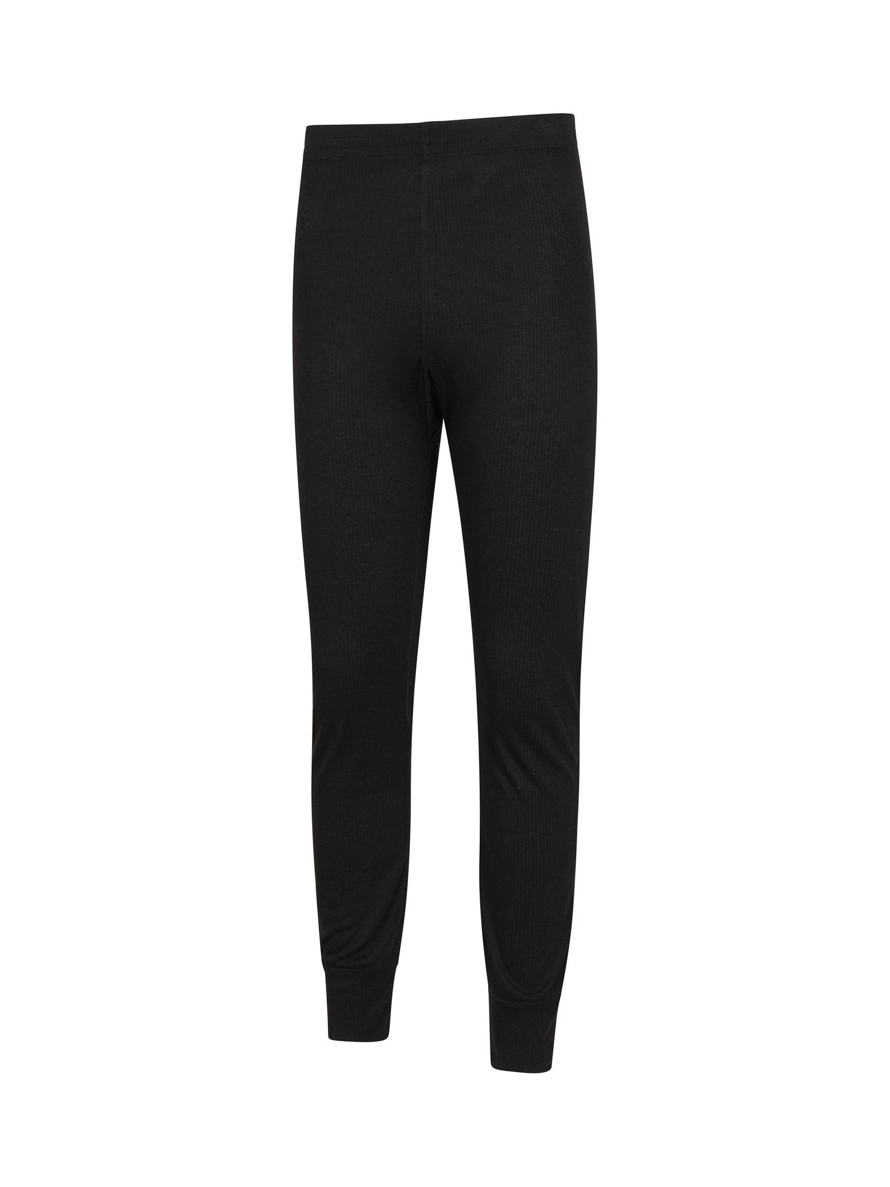 Zwart - Mountain Warehouse Talus Mens Thermal Joggers Multipack