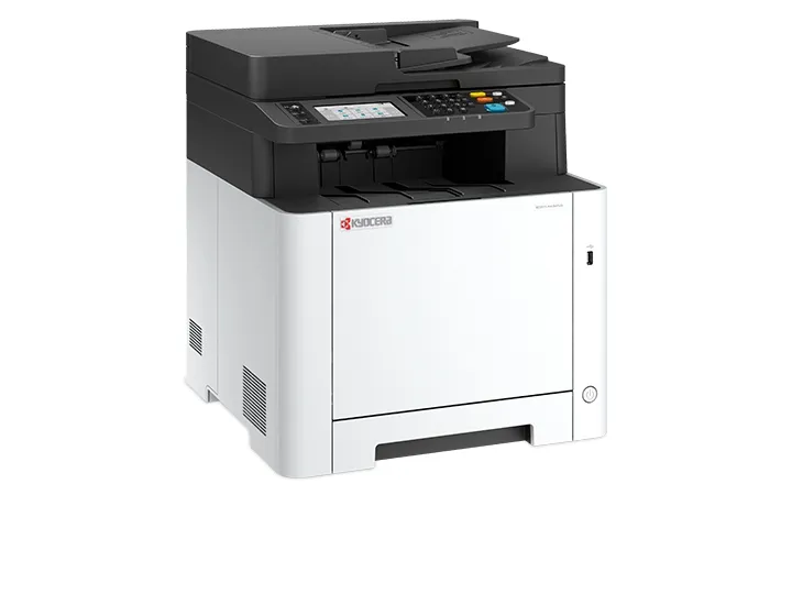 Kyocera ECOSYS MA2600CFX - Multifunktionsprinter - farve - laser - Legal (216 x 356 mm)/A4 (210 x 297 mm) (original) - A4/Legal (medie) - op til 26 spm (kopiering) - op til 26 spm (udskriver) - 300 ark - 33.6 Kbps - USB vært, USB 2.0, Gigabit LAN