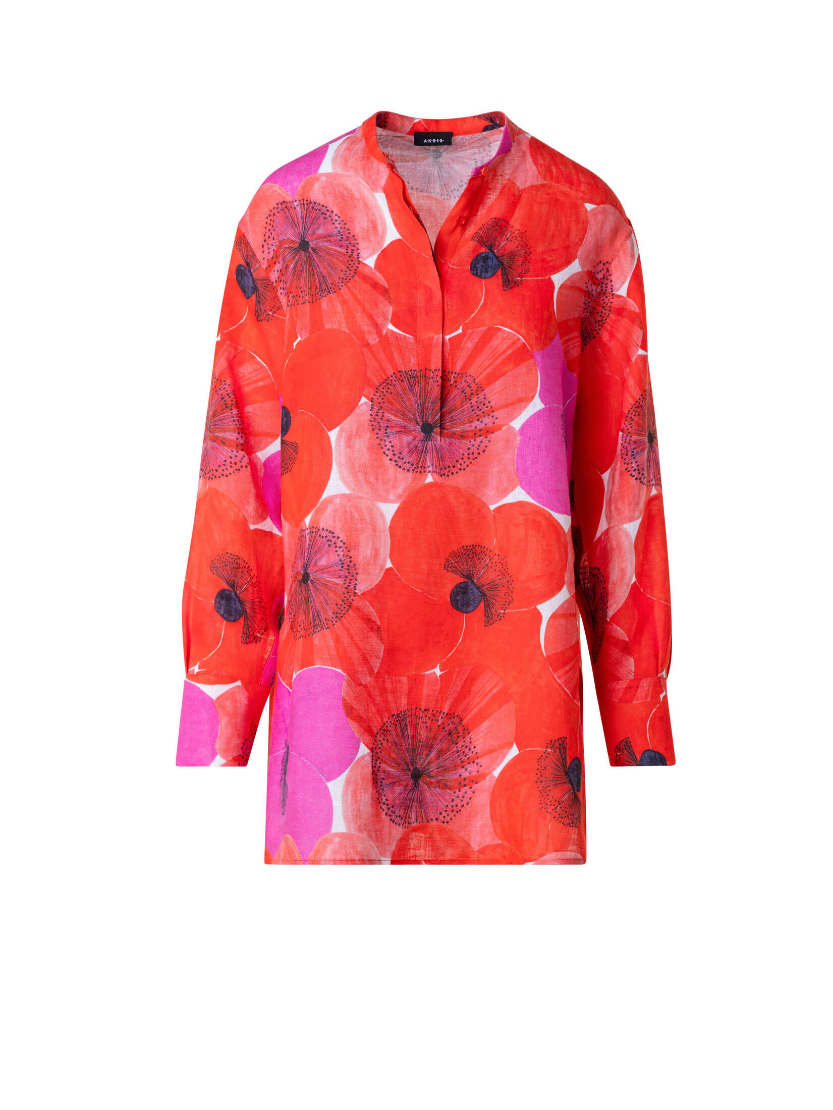 Akris| Damen Leinenbluse TUNIKA Oversized Fit