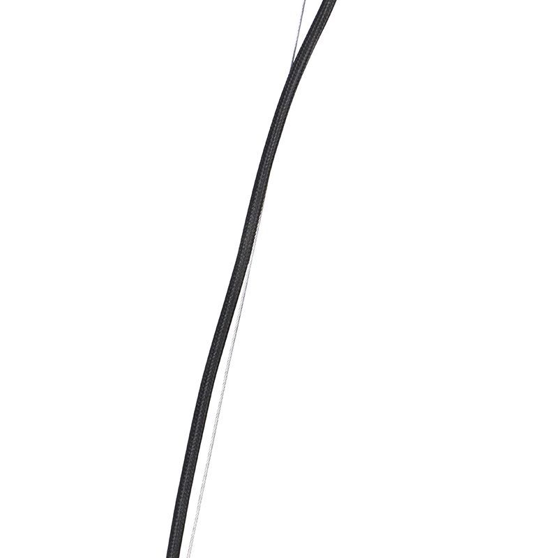 Oosterse hanglamp zwart 45 cm - Nidum L