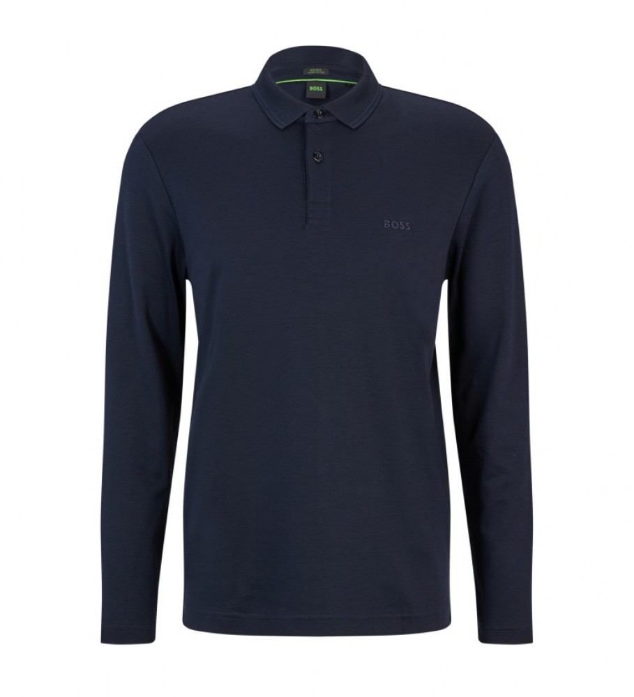 Camisa Polo BOSS Interlock 50476433 Azul Marinho